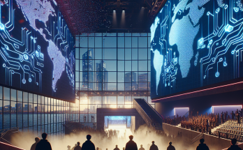 BLAST 2027 circuit reveal in packed esports arena, first host city confirmed.